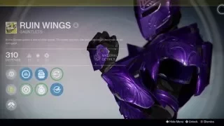 Destiny: Ruin Wings Exotic Review Year Two - Titan Armor