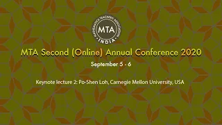 Keynote lecture 2: Po-Shen Loh, Carnegie Mellon University, USA