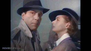 Here's Looking At You, Kid - Casablanca (Colorized)