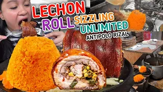 LECHON ROLL SIZZLING UNLIMITED RICE AND GRAVY NG ANTIPOLO RIZAL