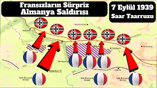 1939 Yılında Fransızların Sürpriz Almanya Saldırısı - Saarland Taarruzu Ve Siegfried Hattı