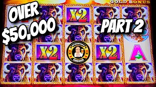 OVER $50,000 in JACKPOT HANDPAYS on Buffalo Slot Machines PART 2