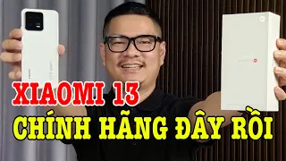 Mở hộp Xiaomi 13 CHÍNH HÃNG mà anh em đang rất mong chờ đây