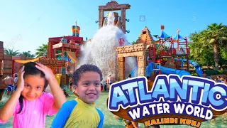 Waterslides at Atlantis Aquaventure Waterpark in Dubai | Dubai Volg |