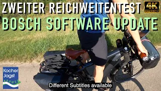 E-Bike-Tour Kocher Jagst Radweg, Bosch Software-Update, Reichweitentest