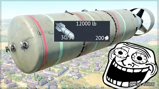 12,000LB BIGGEST BOMB IN GAME 💣💣💣 INSANE BOMBING