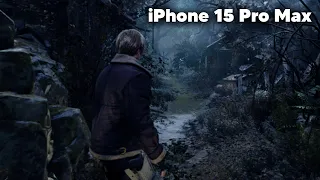 Resident Evil 4 Remake iPhone 15 Pro Max Gameplay Walkthrough