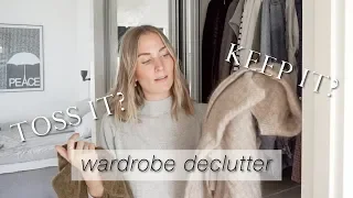 To keep or to toss? | 5 tips to declutter your wardrobe