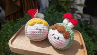 How to crochet BABY MUSHROOM | Crochet MUSHROOM | Hướng dẫn móc BÉ NẤM bằng len | Lem'n Do