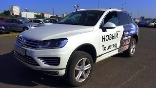 2015 Volkswagen Touareg 3.0 TDI R-line. Start Up, Engine, and In Depth Tour.