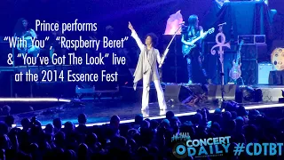 Prince performs "Take Me With You" "Raspberry Beret" & "You've Got The Look" live; 2014 Essence Fest