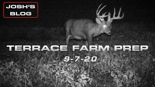 Josh's Blog: Bucks Shedding Velvet, Terrace Farm Prep