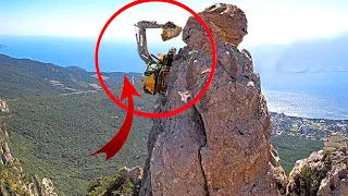 10 Extreme Dangerous Idiots Excavator Operator Skill - Fastest Climbing Excavator Driving