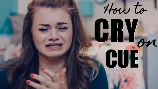 How to CRY ON CUE FAST! | Crying Tips for Acting!