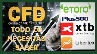 Que es un CFD ?⭐ VENTAJAS y RIESGOS 💥 Instrumento de Trading con eToro, Libertex, Plus500 y Xtb