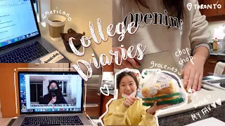 college diaries 🍊 u of toronto senior, interviews, grocery haul and MORE cooking