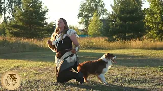 Танцы с собаками. «Танцы, взывающие к небу». Софья Куликова и австралийская овчарка Фрея.