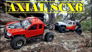 Axial SCX6 trail and rock run