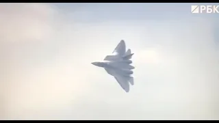 Su-57 minimum radius turn (360 deg. done in about 15 seconds)