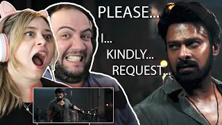 PLEASE, I KINDLY REQUEST... SALAAR MOVIE DIALOGUE REACTION PART 7 | Mass Head Cut Scene