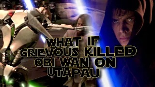 What If General Grievous Killed Obi Wan Kenobi On Utapau: A Star Wars Fan Fiction
