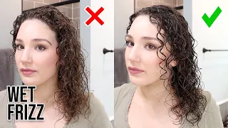 How to Damp Style without Wet Frizz