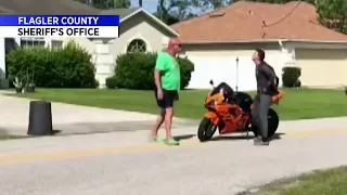 Man accused of attacking motorcyclist arrested in road rage attack