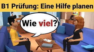 Oral exam German B1 | Plan something together/dialogue | talk Part 3: Help