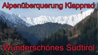 Klapprad Alpen Wunderschönes Südtirol.