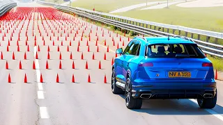 Cars vs Spikes x Giant Pit x Bridge ▶️ BeamNG Drive