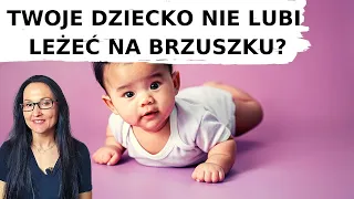 LEŻENIE NA BRZUCHU JAK DZIECKU POMÓC