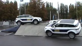 Range Rover Evoque vs Нинзя шоу)) Утро)