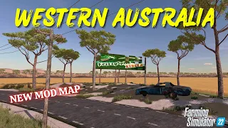 "WESTERN AUSTRALIA" FS22 Map Tour/Review | New Mod Map | Farming Simulator 22 | PS5