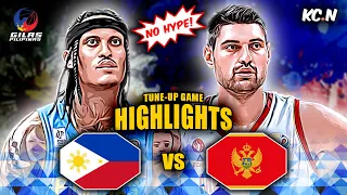 Gilas Pilipinas vs Montenegro Highlights | FIBA World Cup 2023 tune-up #fibawc