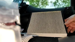 Замена салонного фильтра в автомобиле на примере марки Hyundai или Kia. Replacing the cabin filter.