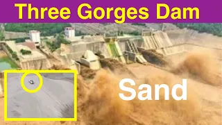 China Three Gorges Dam ● Full of sand  January 22, 2022 ● Water Level China Flood