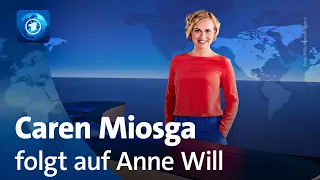 ARD-Politiktalk: Caren Miosga tritt Nachfolge von Anne Will an