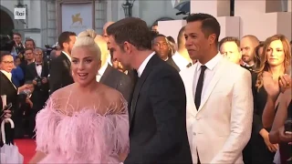 Lady Gaga & Bradley Cooper: From an awkward moment to a cute moment (A Star Is Born)