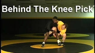 Behind The Knee Pick - Cary Kolat Wrestling Moves