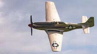 P-51D Mustang Takeoff And Landing Short - Flygfesten 2022  Saturday