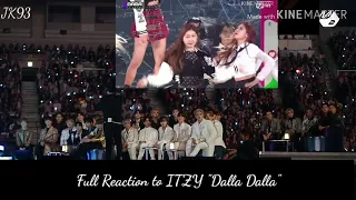 [MAMA 2019] IDOLS Reaction to ITZY "DALLA DALLA"