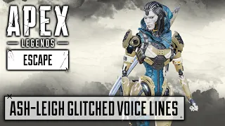 NEW Ash X Leigh All Glitched Voice Lines - Apex Legends