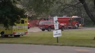 Firefighter Hurt Battling Group Home Fire