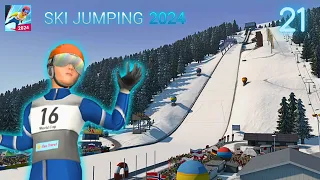 Ski Jumping 2024 - Pierwsze loty w tym sezonie + nowy kask #21 (Sezon 2)