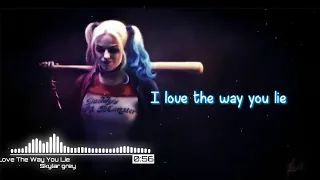 Love the way you lie (lyrics video)