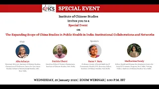 ICS SPECIAL EVENT:  Inaugural Event | ICS-CSMCH Public Health Research Portal | 25 JAN' 23, 3 PM IST