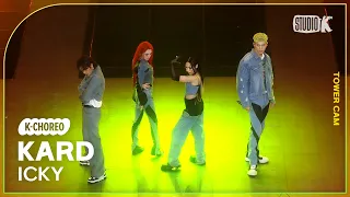 [K-Choreo Tower Cam 4K]카드 직캠 'ICKY' (KARD Choreography) l @MusicBank KBS 230602