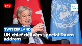 UN chief Guterres delivers special address at Davos 2023