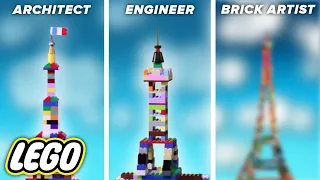 Creating A LEGO Eiffel Tower With No Instructions