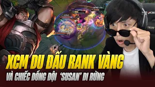 XIAOCHAOMENG VÁC DARIUS DU ĐẤU RANK VÀNG GẶP NGAY ĐỒNG ĐỘI NASUS ĐI RỪNG VÀ CÁI KẾT